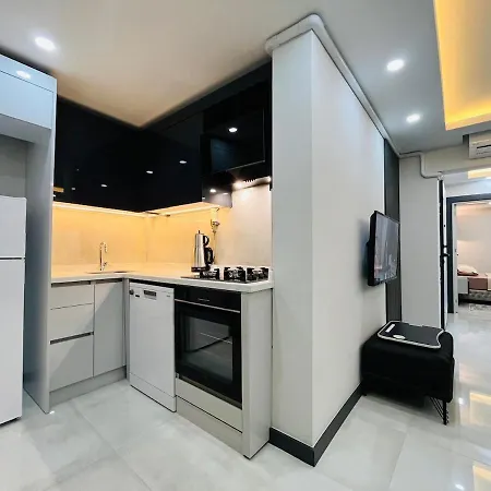 9 Modern Lux Fully Furnished Apartman Antalya
